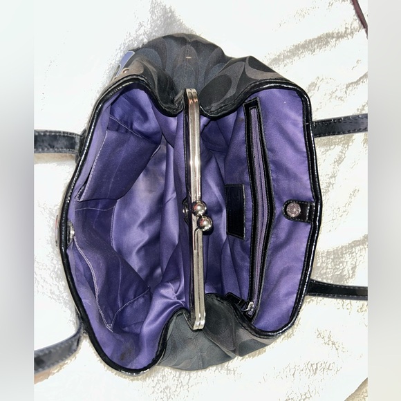 RARE Coach Optic C Appliqué Canvas Bag - Picture 3 of 3